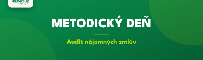 Metodický deň – Audit nájomných zmlúv
